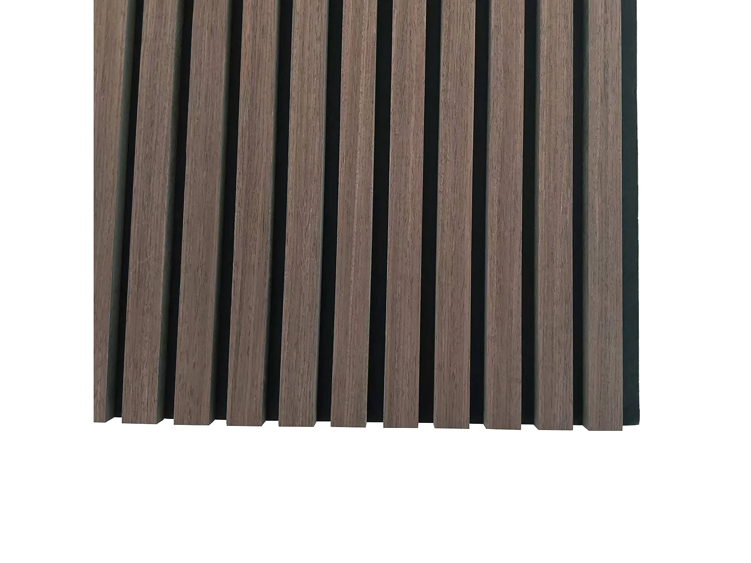 Panneaux décoratifs AICA, panneaux muraux en MDF imitation bois, lot de 2, 120 x 60 cm, Teinte chêne noyer