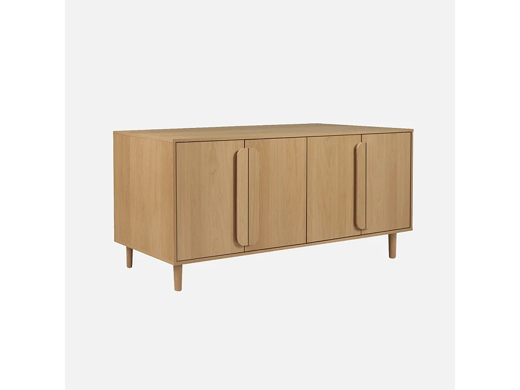 Credenza vintage effetto legno 4 ante 150cm