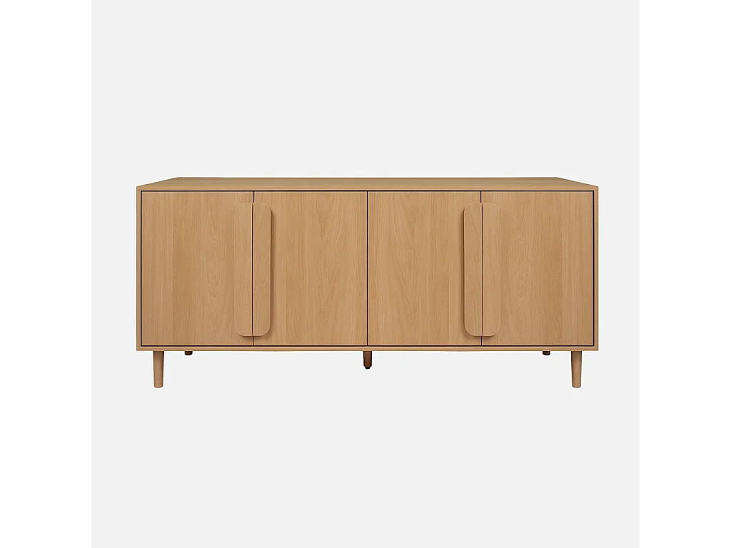 Credenza vintage effetto legno 4 ante 150cm