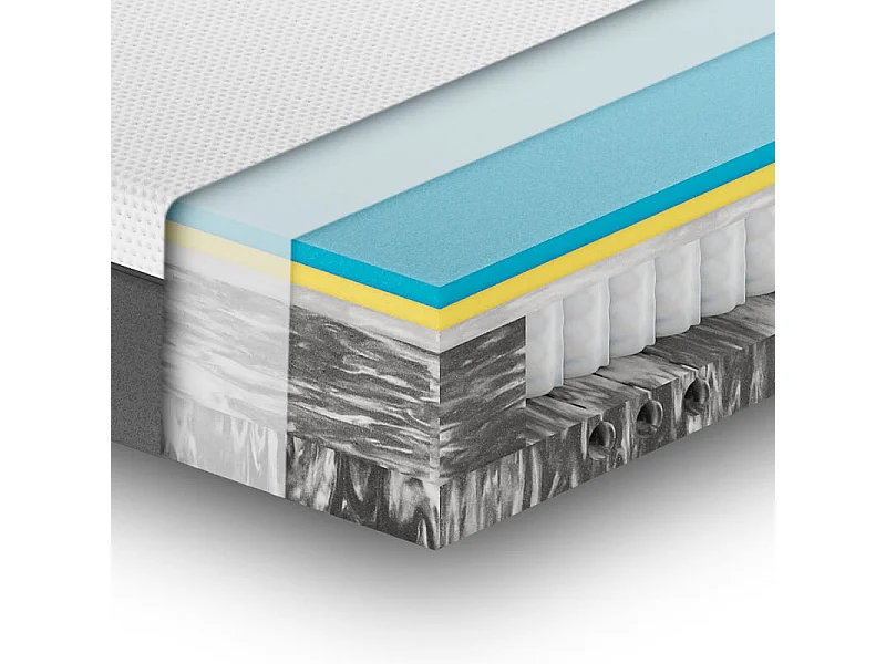 Colchón Emma Hybrid Premium muelles ensacados 25 cm fresco-150x200