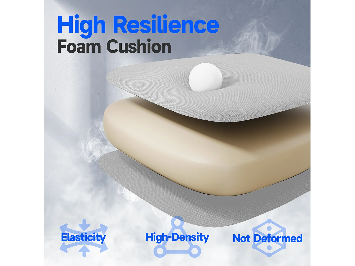 Fauteuil de bureau pivotant avec accoudoirs relevables à 90° et soutien lombaire, pour la maison ou le bureau