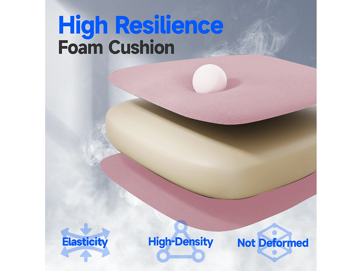 Fauteuil de bureau pivotant avec accoudoirs relevables à 90° et soutien lombaire, pour la maison ou le bureau