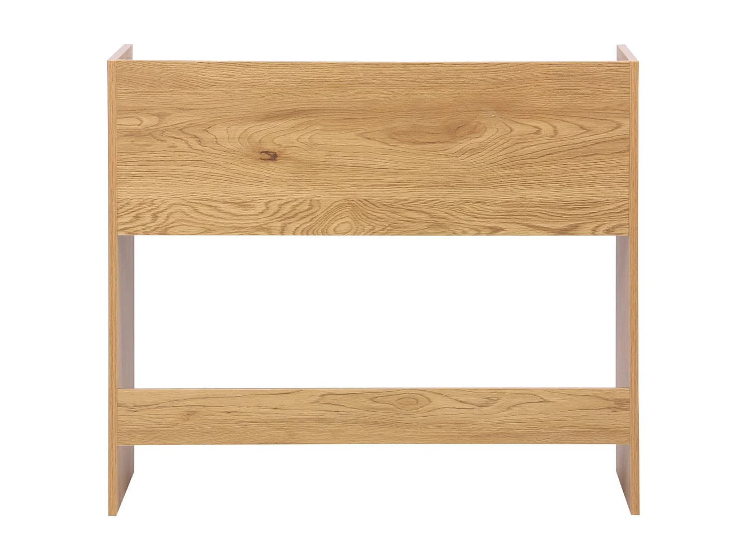 Bureau décor bois 2 casiers de rangement chêne - L 90 x P 45 x H 78 cm - Jules