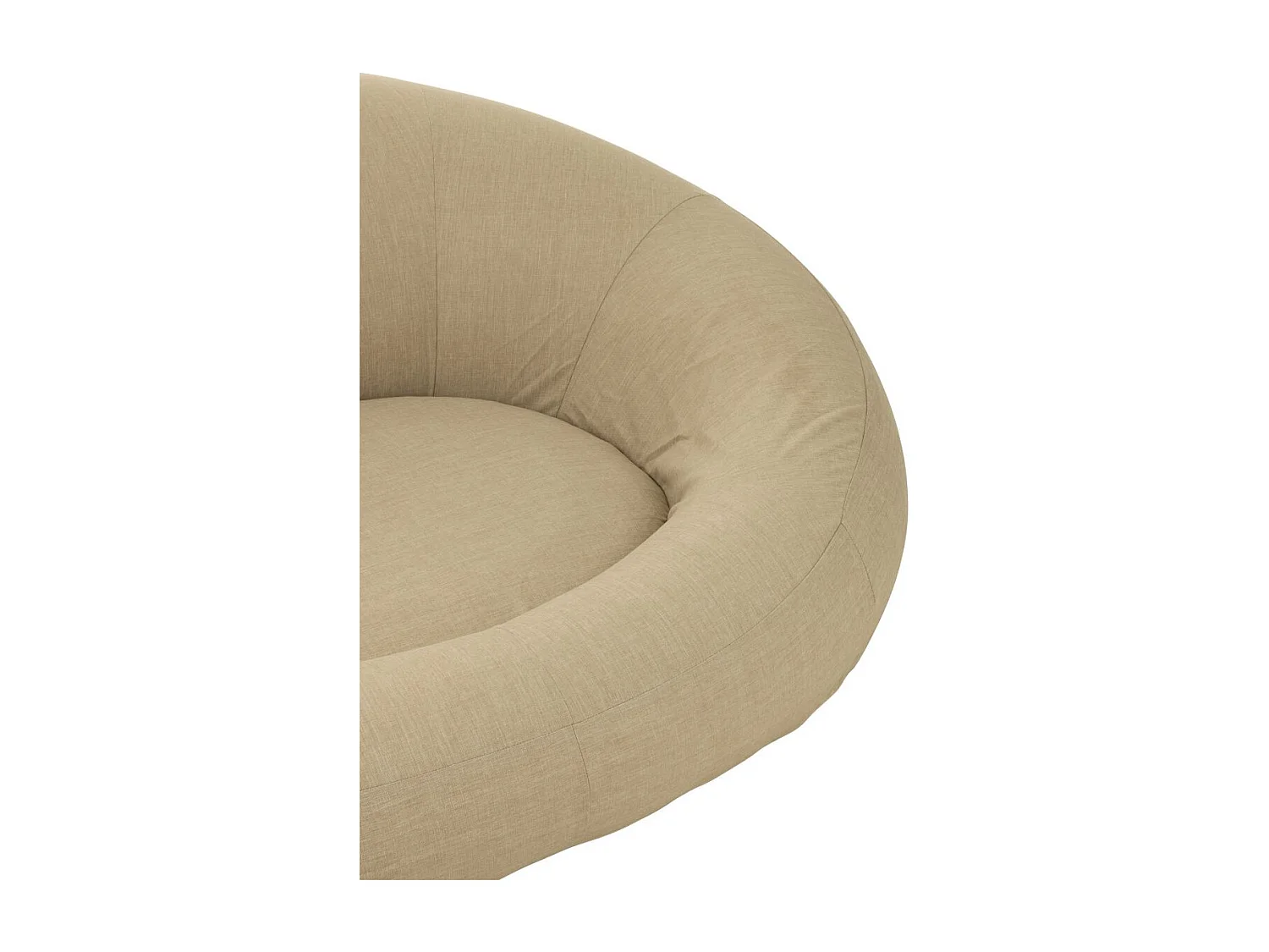 Pouf de Jardin "Donut" 175cm Beige