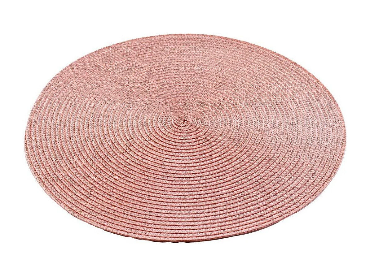 Set de Table Uni "Zebulon" 35cm Pêche