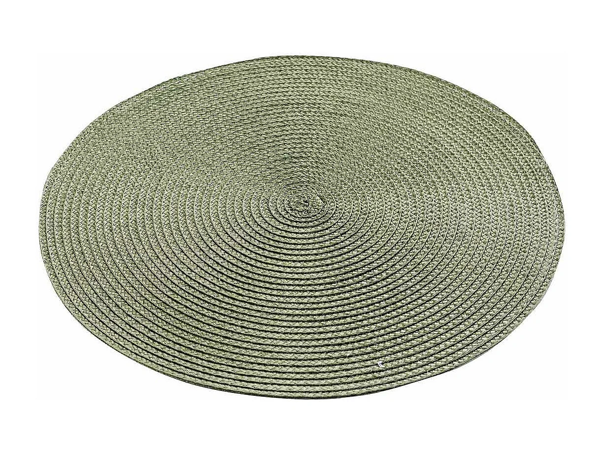 Set de Table Uni "Zebulon" 35cm Vert Kaki