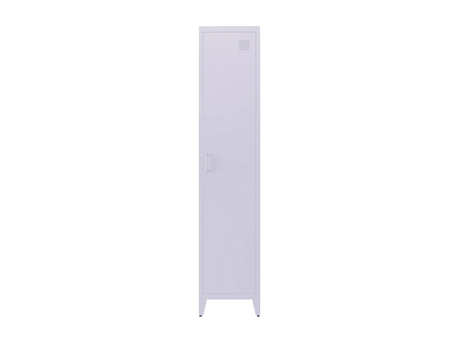 Armoire chambre en acier lilas 4 espaces de rangement. casier