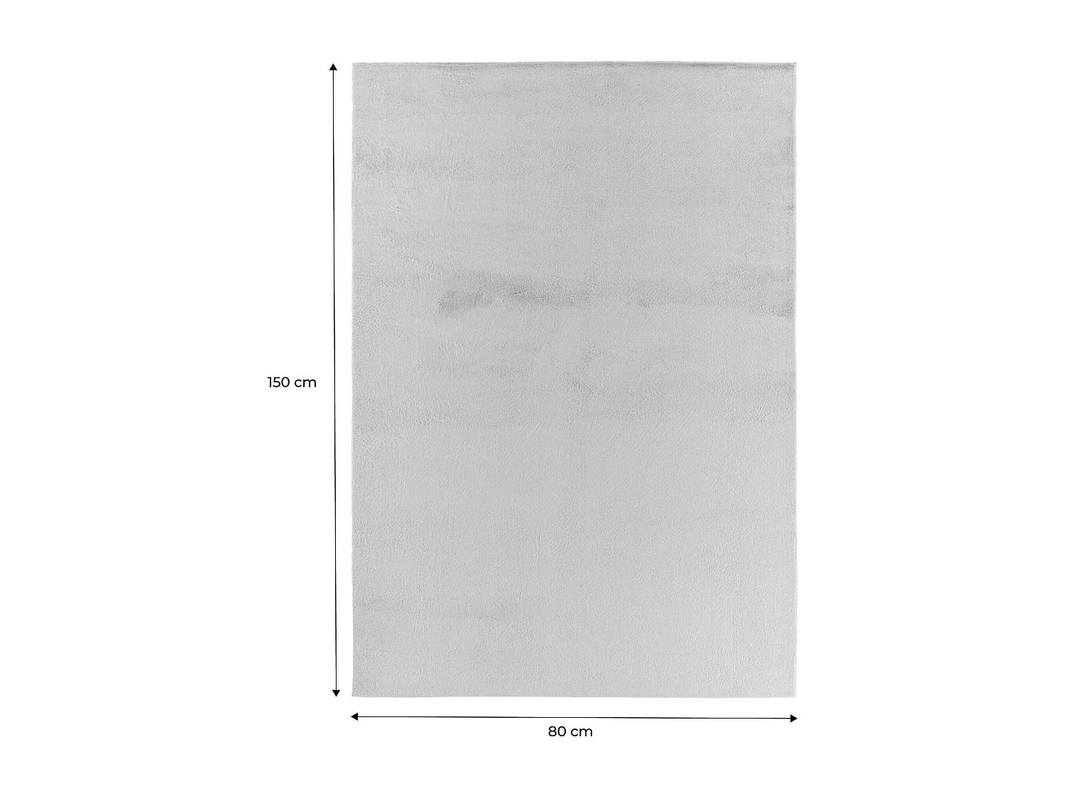 Tapis intérieur uni vert 80x150cm - Oscaria