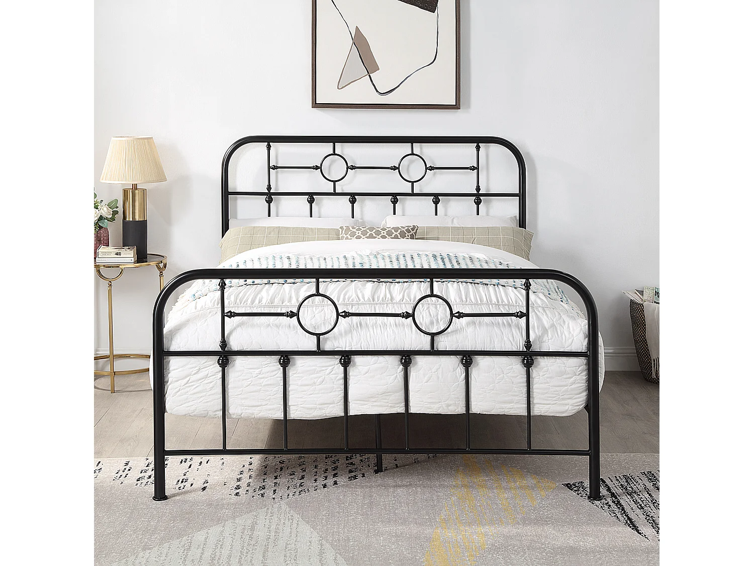 Ware Victorian Industrial Design Metal Bed Frame