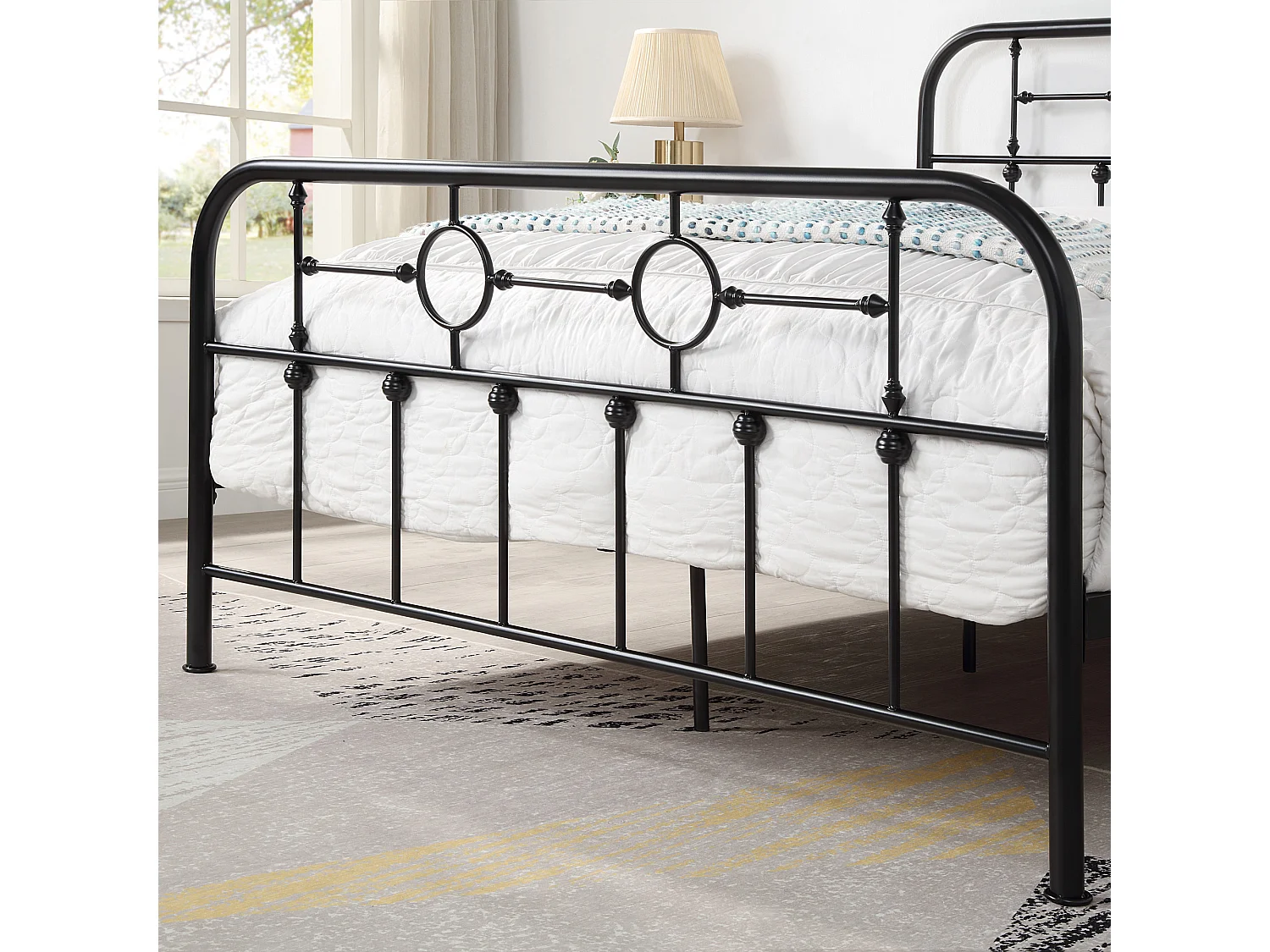 Ware Victorian Industrial Design Metal Bed Frame