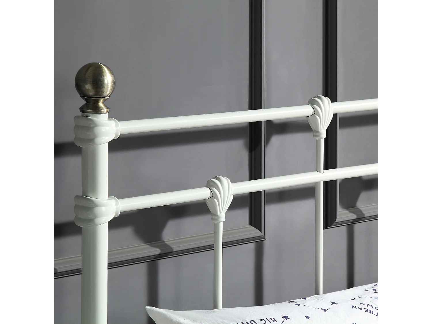 Bayford Traditional Vintage Style Metal Bed Frame