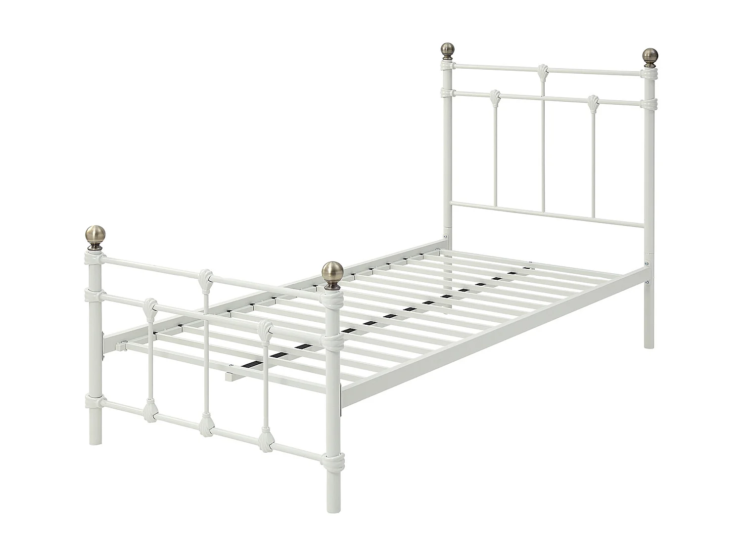 Bayford Traditional Vintage Style Metal Bed Frame