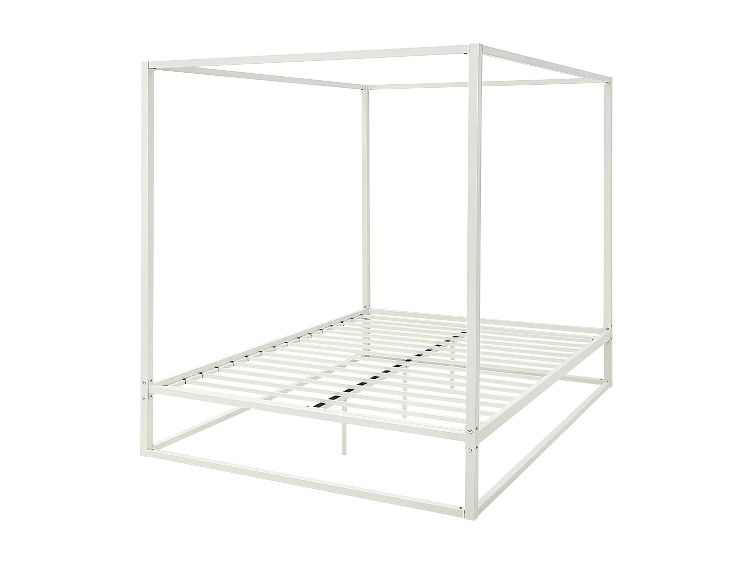 Ashwell Modern Four 4 Poster Metal Bed Frame