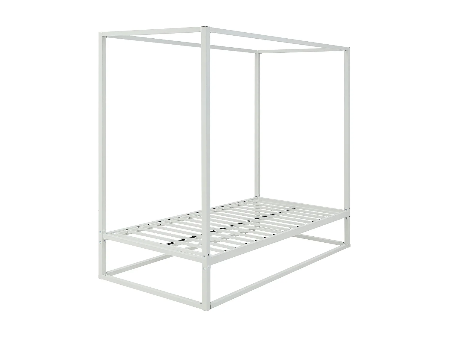 Ashwell Modern Four 4 Poster Metal Bed Frame