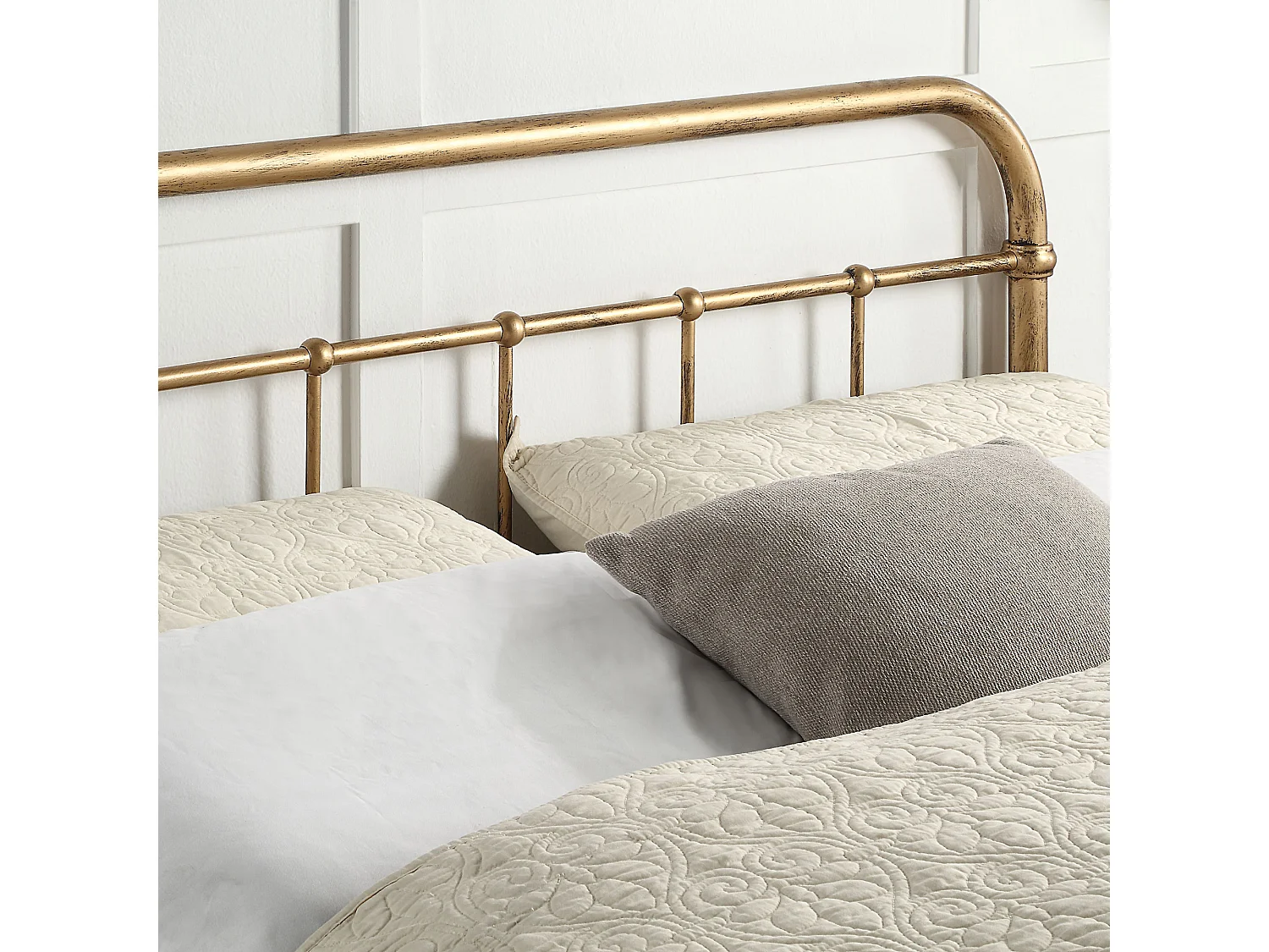 Tewin Vintage Hospital Style Metal Bed Frame