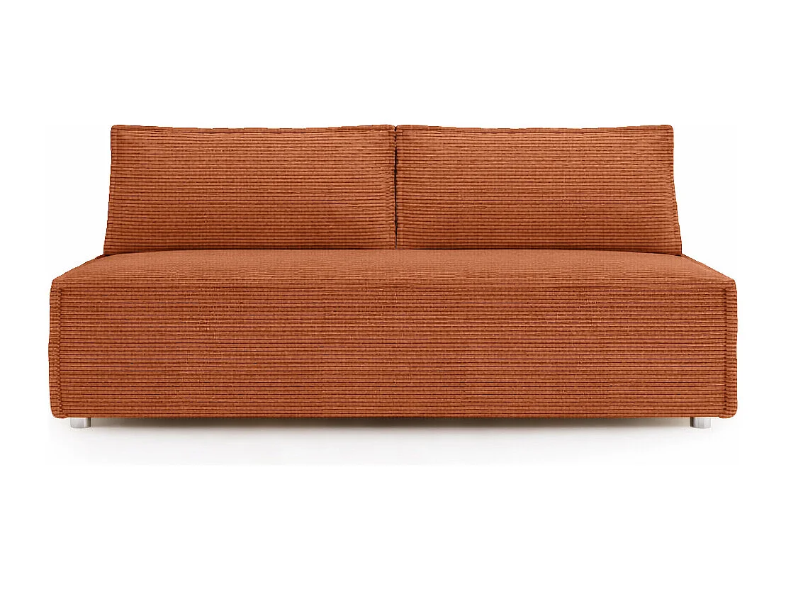 Canapé convertible DUO Poso en tissu - plusieurs coloris cuivre