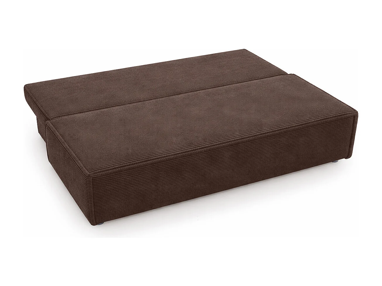 Canapé convertible DUO Poso en tissu - plusieurs coloris brun