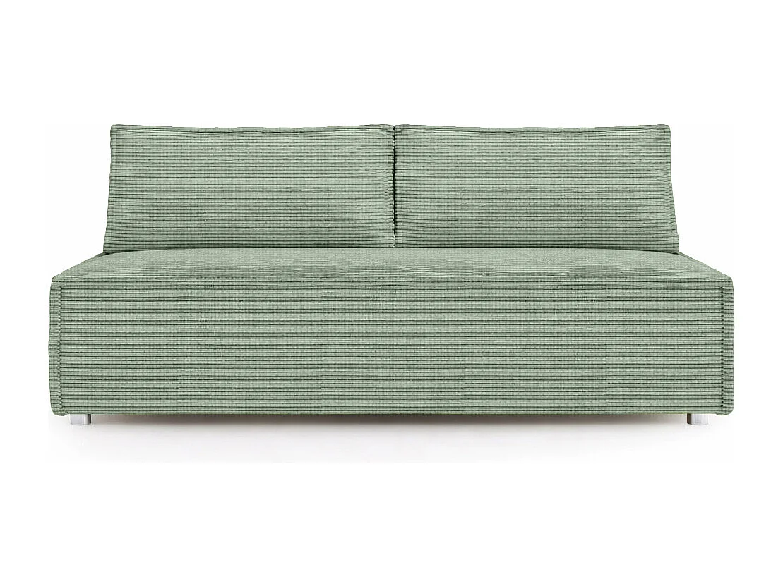 Canapé convertible DUO Poso en tissu - plusieurs coloris vert clair
