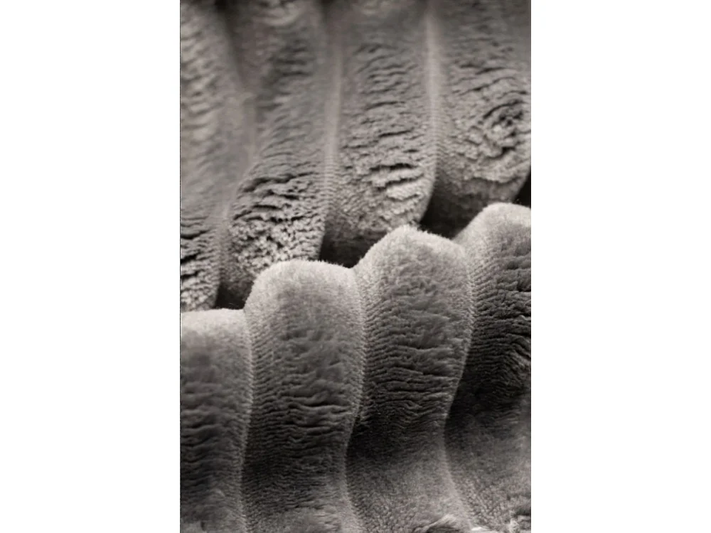 Ecksofa L-Form, Cordstoff Velo, Dunkelgrau, Links, Modena Studio