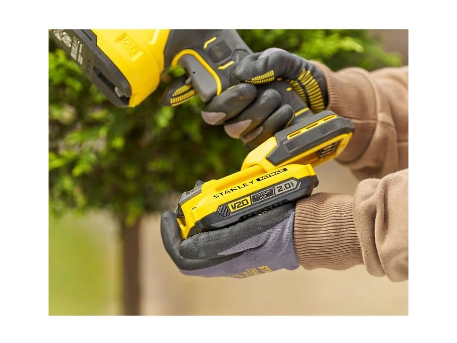 Stanley Fatmax Cisaille à élaguer sans fil 18V V20, sans batterie