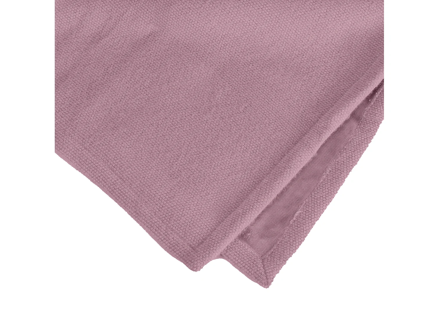 Couverture plaid rose 130x170cm PANORA - SACASA