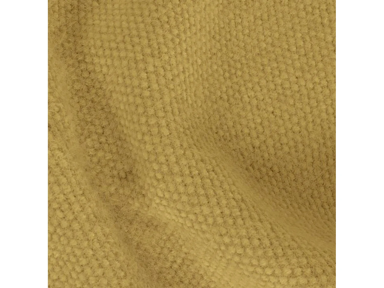 Couverture plaid jaune verdâtre 130x170cm PANORA - SACASA