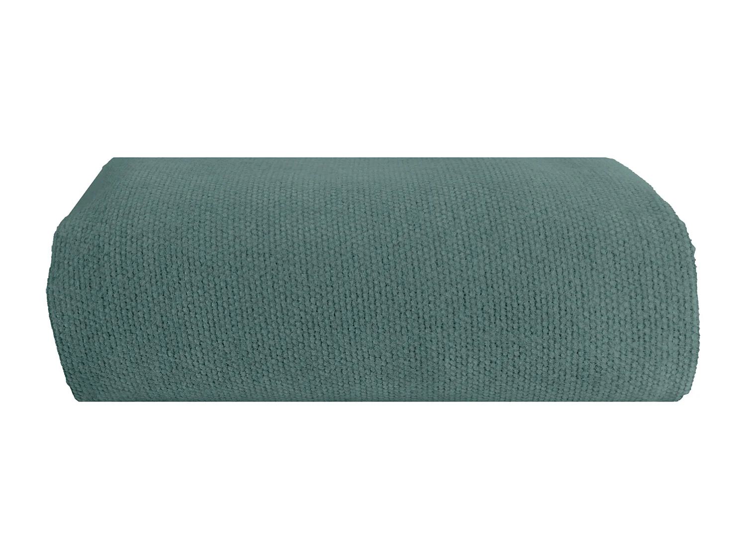 Couverture plaid verte 130x170cm PANORA - SACASA