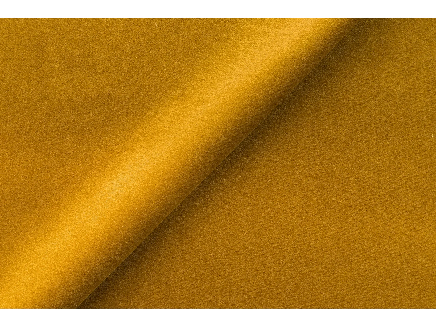 Méridienne modulaire, velours Salvador, Jaune, Droite, Selia