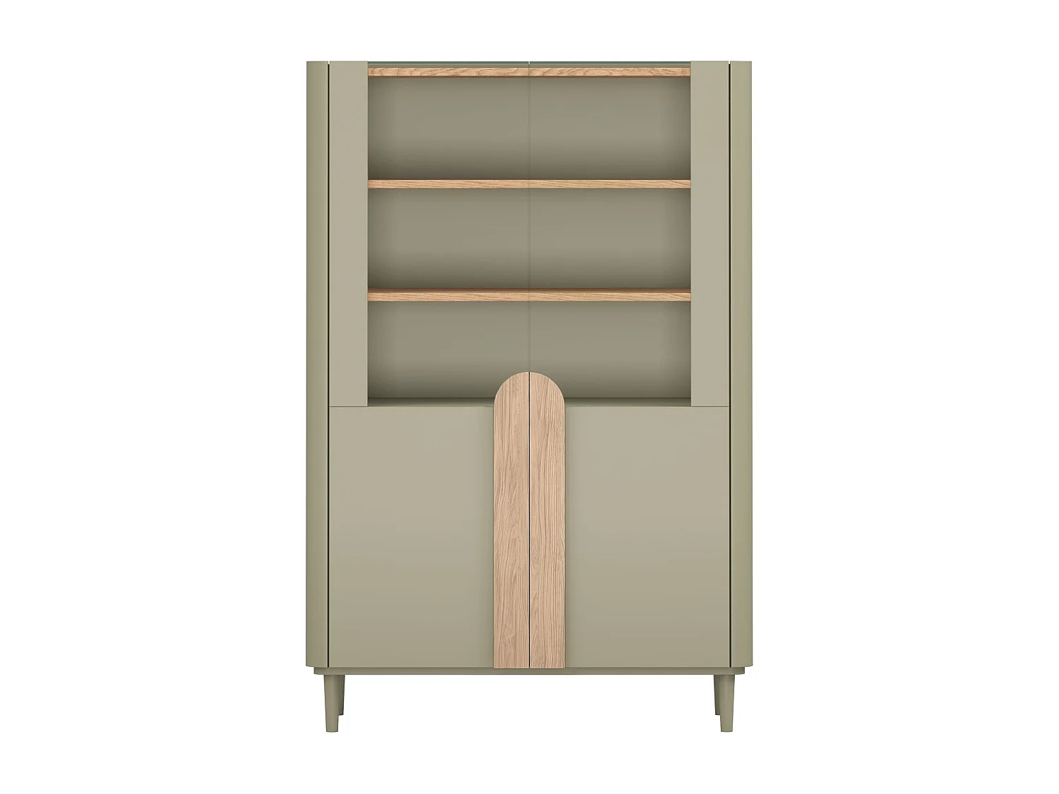 2-türiger Vitrinenschrank