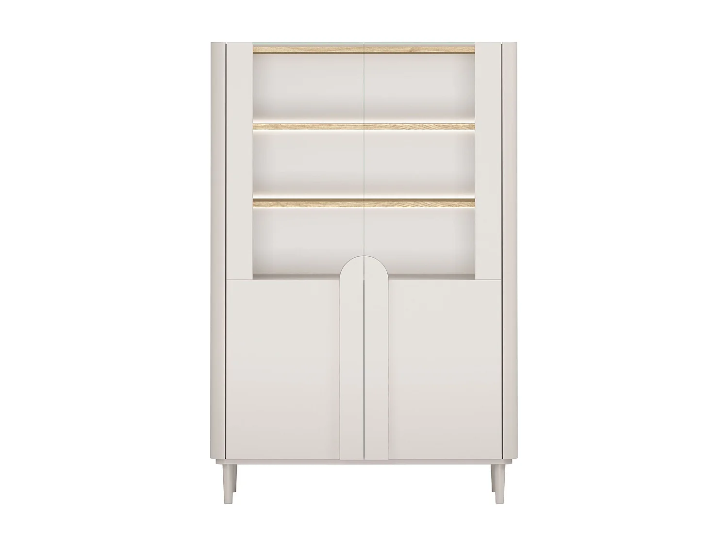 2-türiger Vitrinenschrank