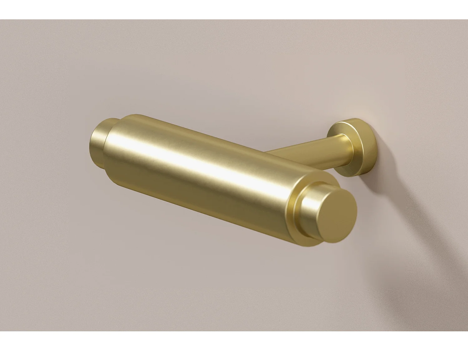 TV-Ständer aus Kaschmir mit einer Tür und zwei Schubladen, goldfarbenen Griffen, 200 x 45 cm