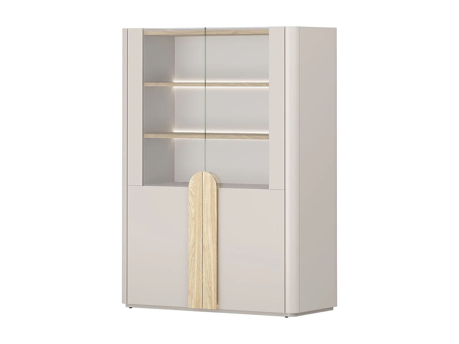 2-türiger Vitrinenschrank