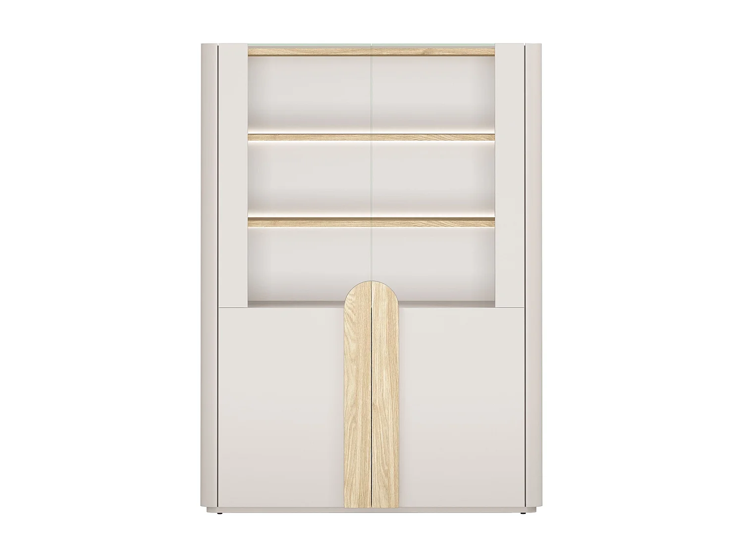 2-türiger Vitrinenschrank