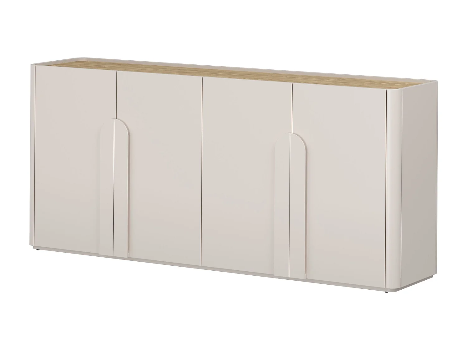 Buffet 4 portes 8 étagères