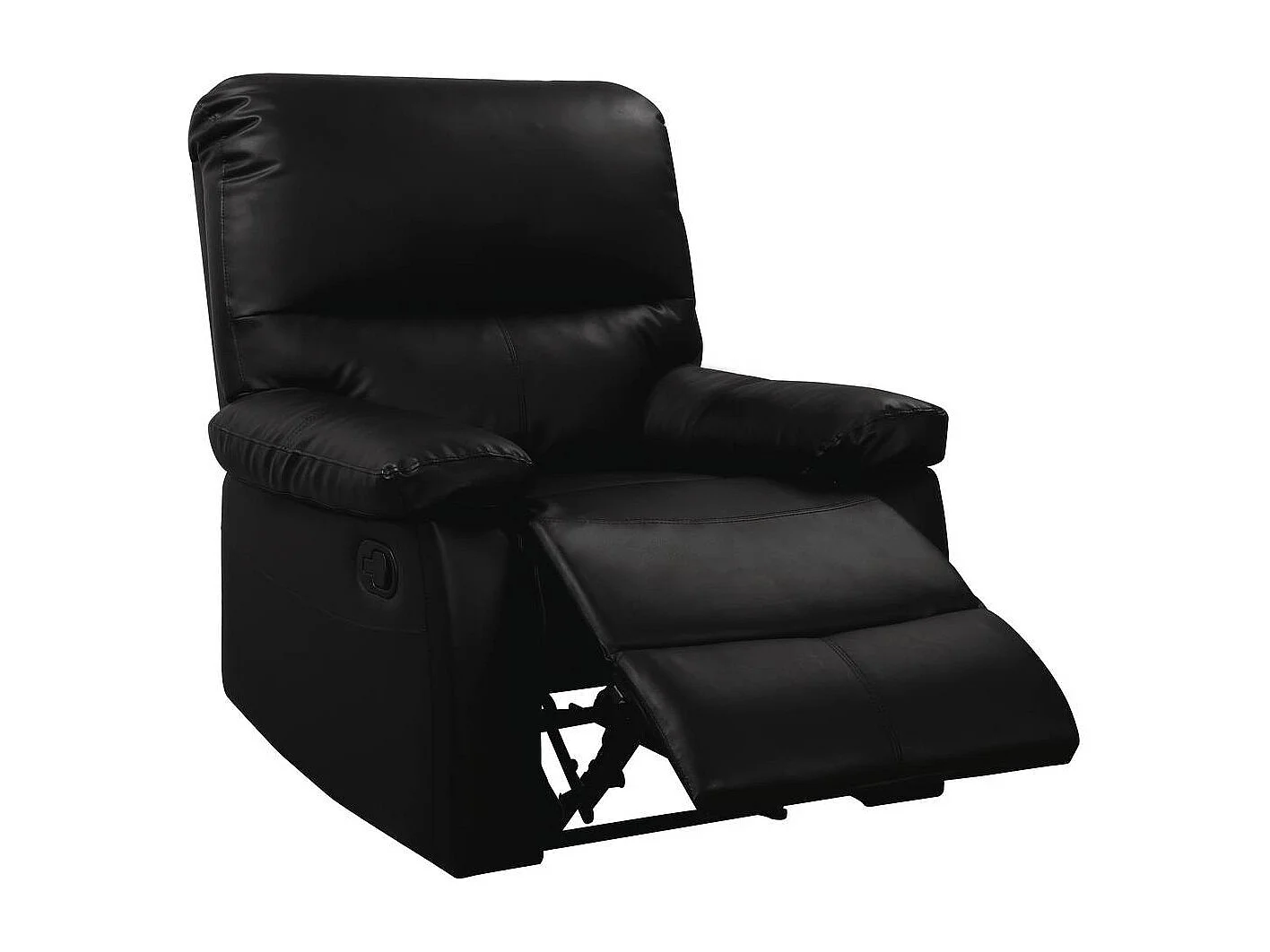 Fauteuil relax "Lincoln" - 90 x 89 x 103 cm - Noir