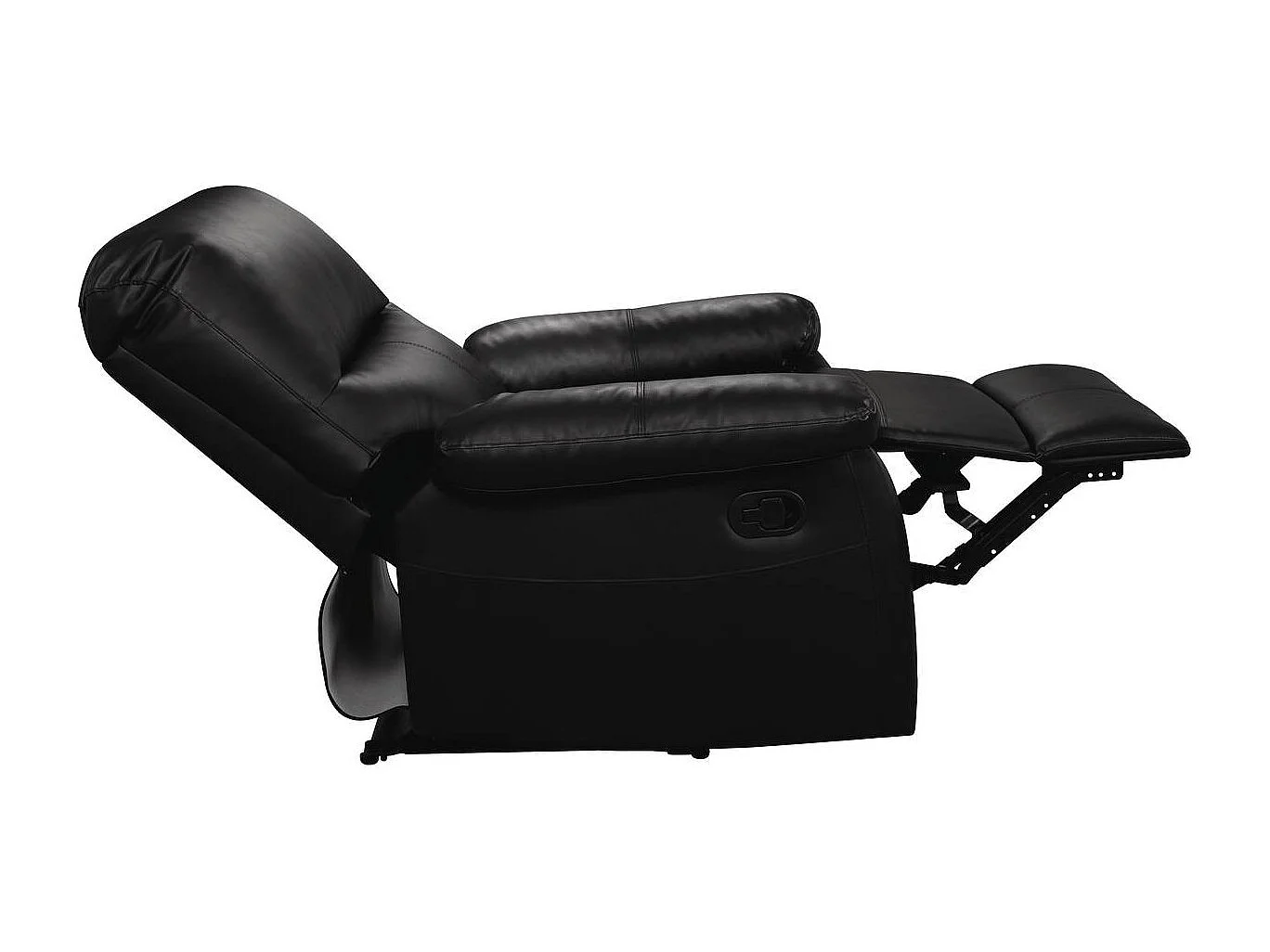 Fauteuil relax "Lincoln" - 90 x 89 x 103 cm - Noir