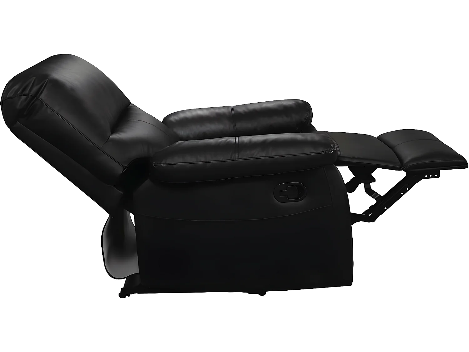 Fauteuil relax "Lincoln" - 90 x 89 x 103 cm - Noir