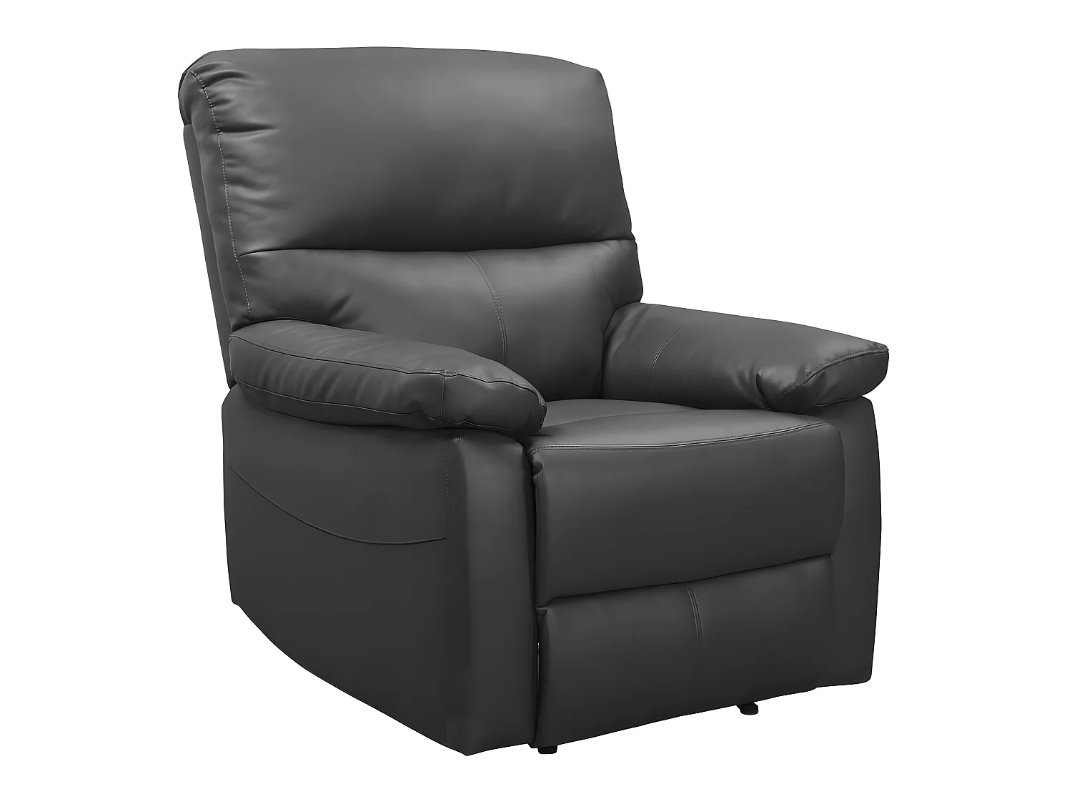 Fauteuil relax "Lincoln" - 90 x 89 x 103 cm - Gris
