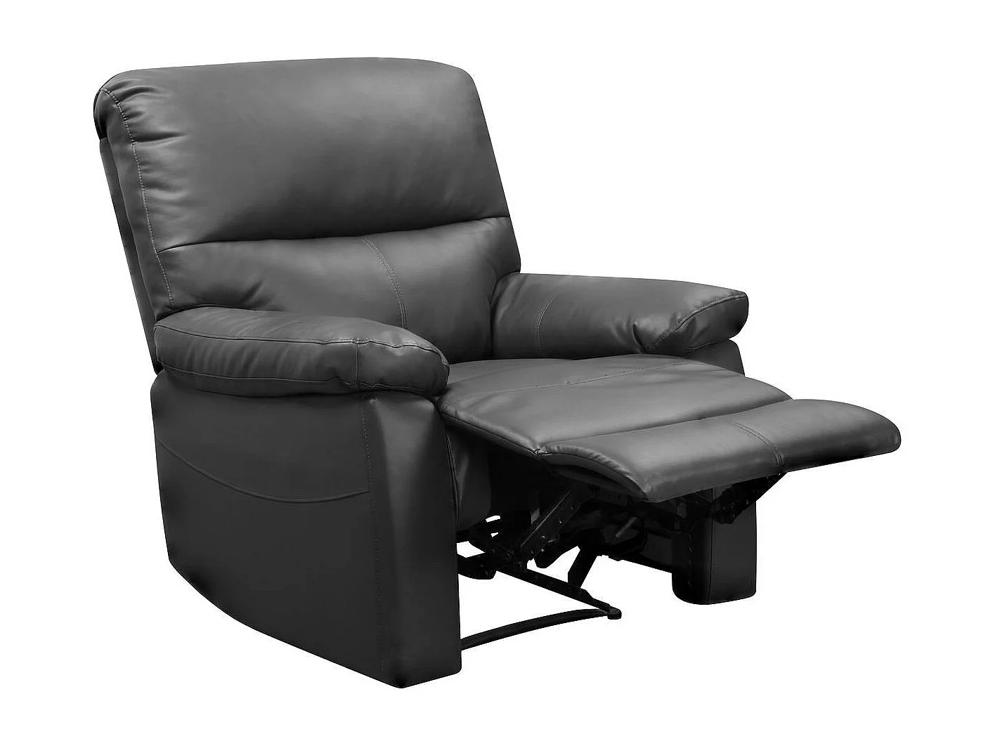 Fauteuil relax "Lincoln" - 90 x 89 x 103 cm - Gris