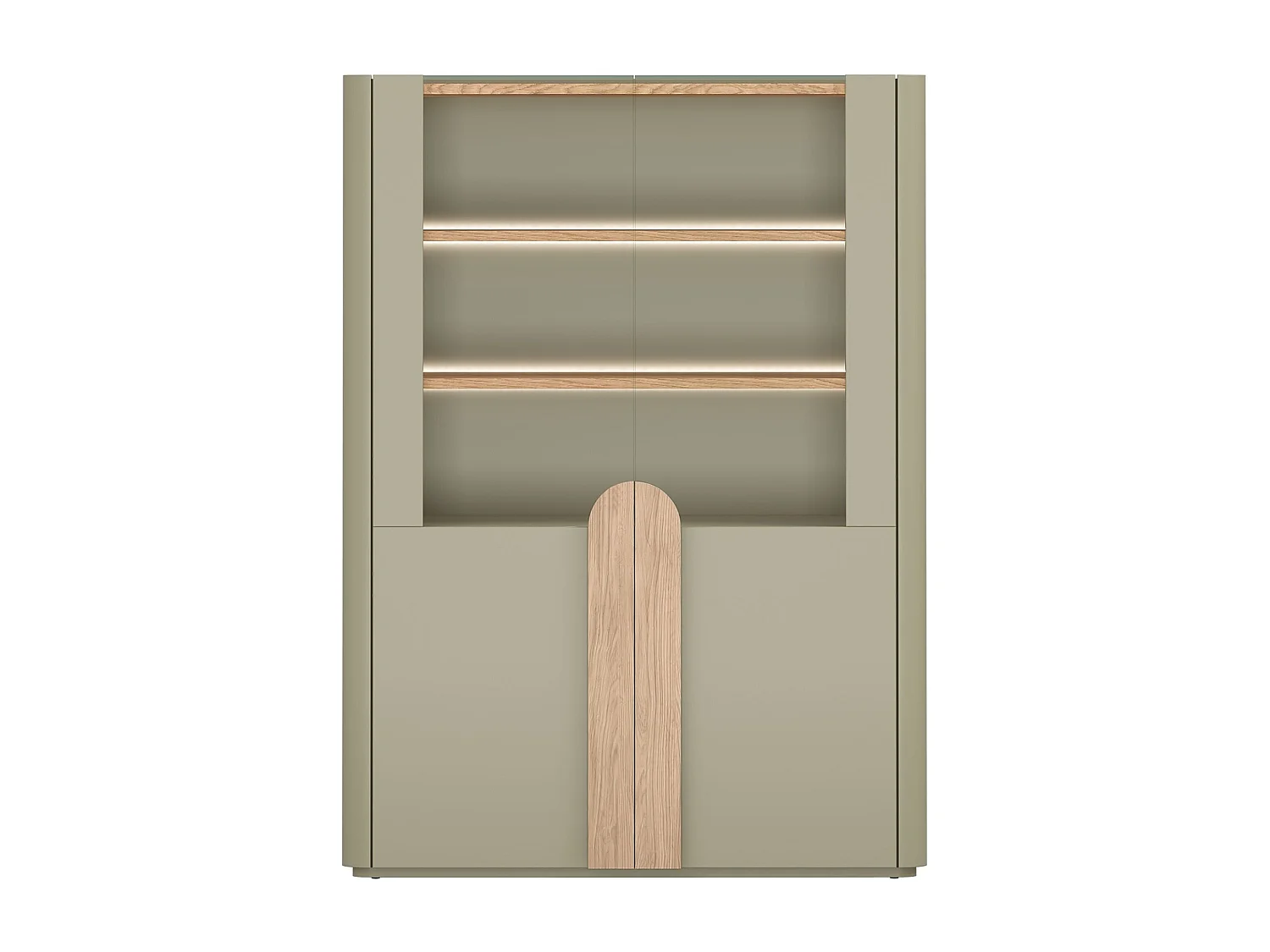 2-türiger Vitrinenschrank