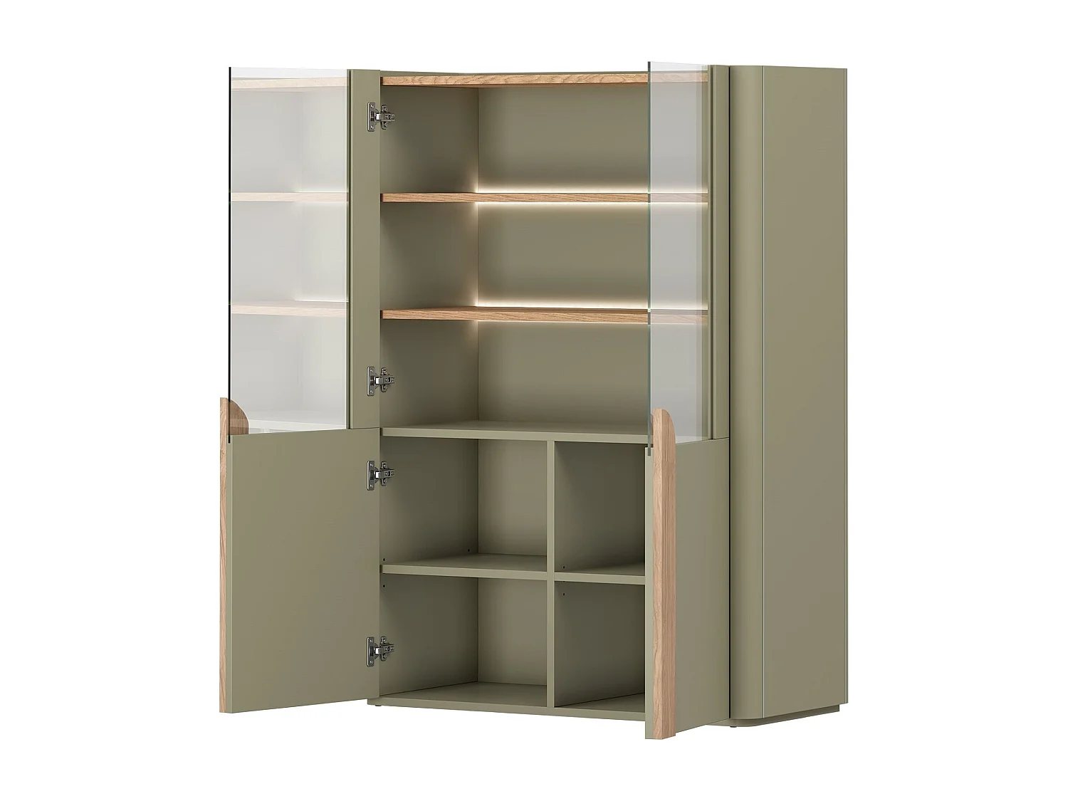 2-türiger Vitrinenschrank