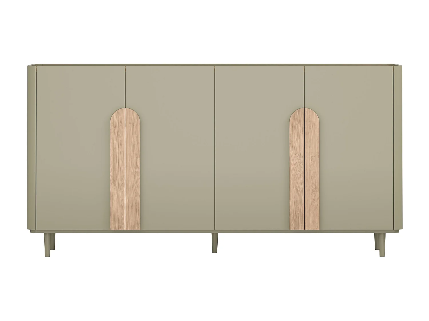 Buffet 4 portes 8 étagères