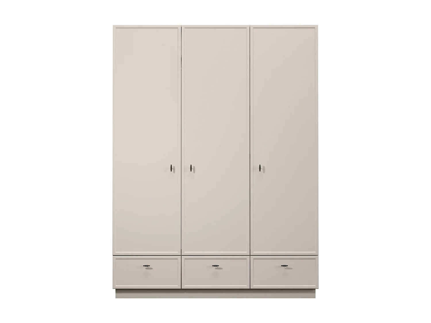 Garderobenständer aus Kaschmir mit 3 Türen und 3 Schubladen, 150 x 200 cm