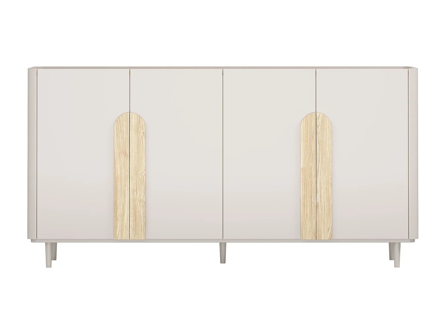 Buffet 4 portes 8 étagères