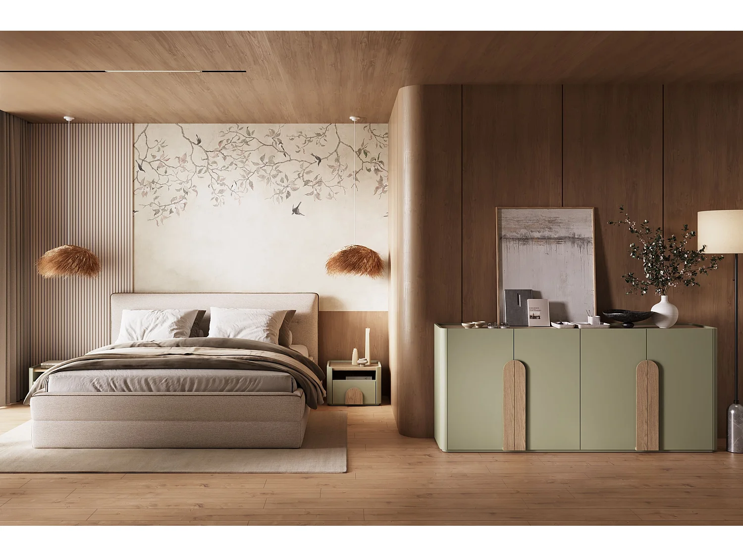 Buffet 4 deuren 8 planken