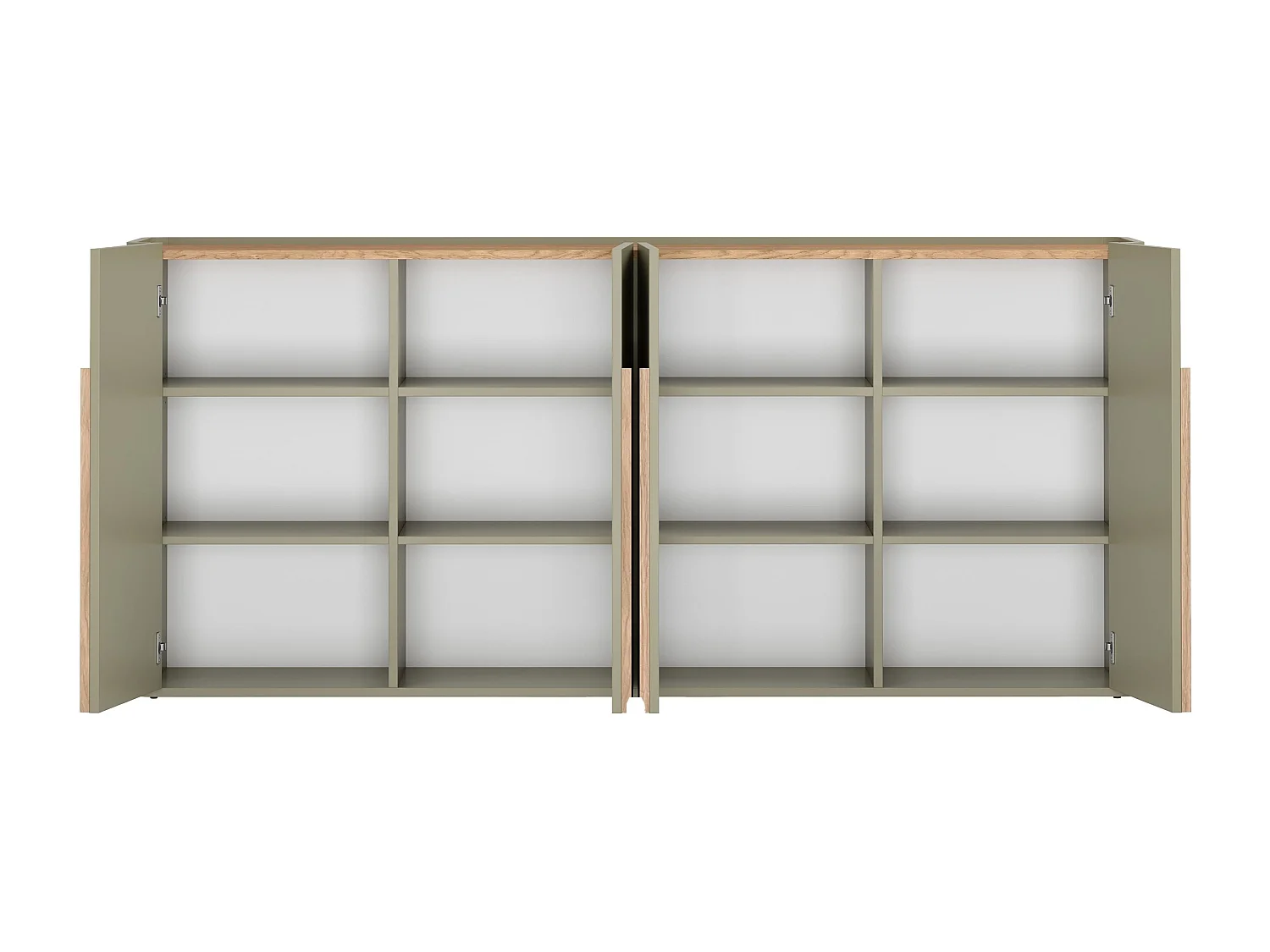 Buffet 4 deuren 8 planken