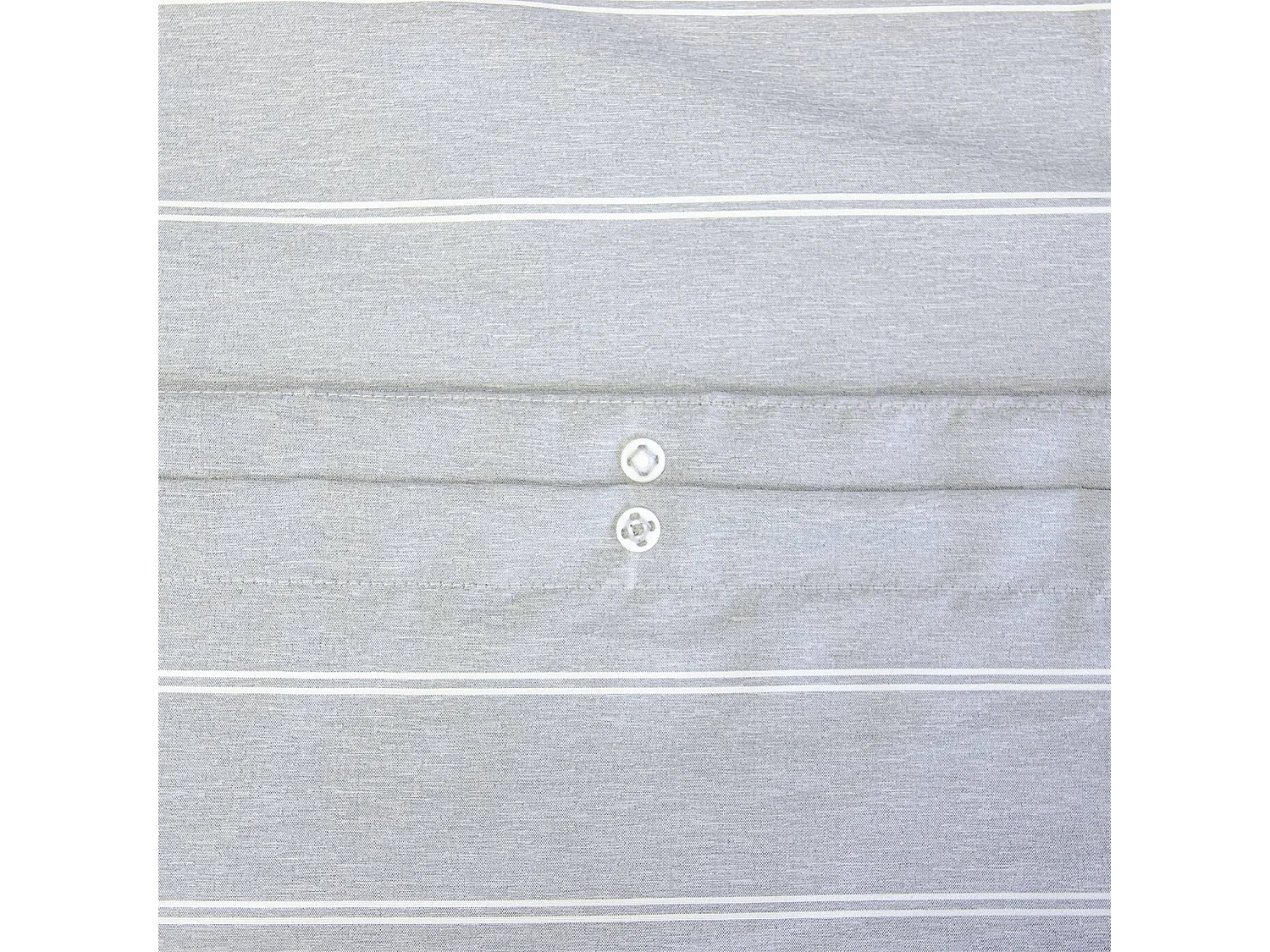 Ropa de cama de microfibra lavada rayas gris, 2 plazas