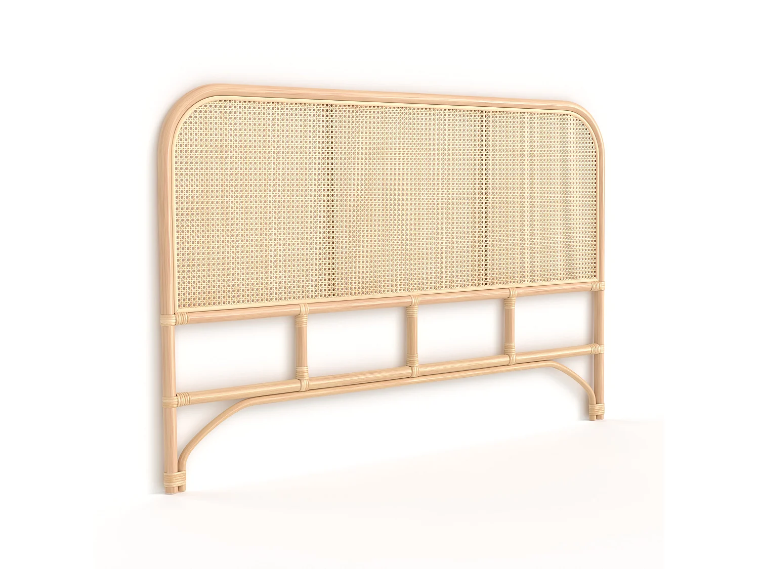 Tête de lit en rotin et cannage 140 cm - Naïra