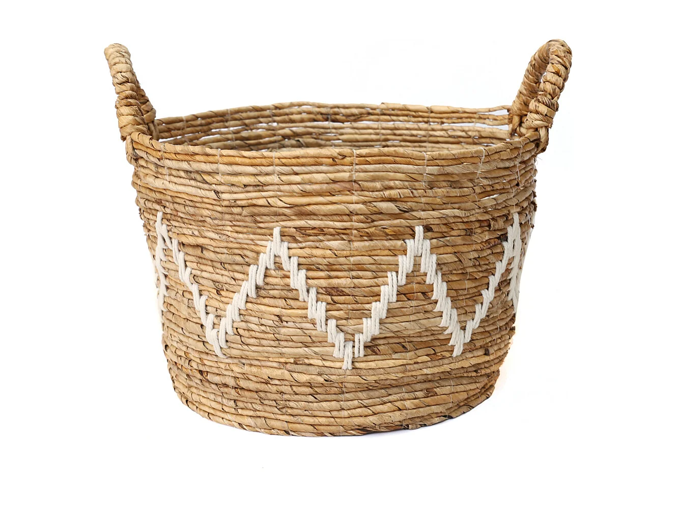 Les Banana Stitched Paniers - Blanc Naturel - L