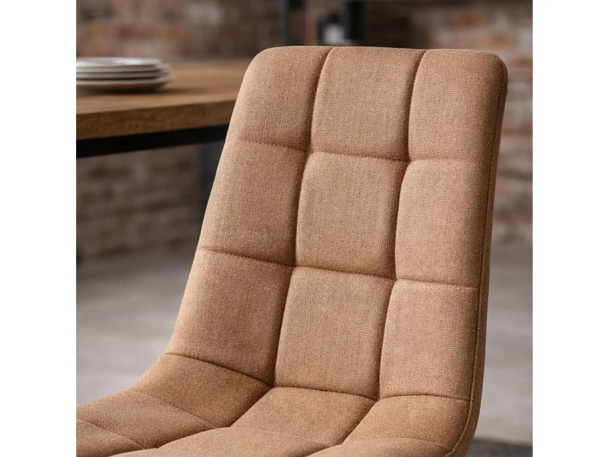 Pack de 4 sillas de comedor Orvane beige 86x45x45 cm